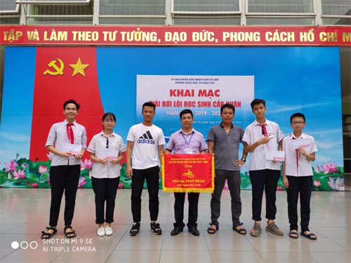 Học sinh thcs nam từ liêm tham gia giải bơi lội quận nam từ liêm nh 2019-2020